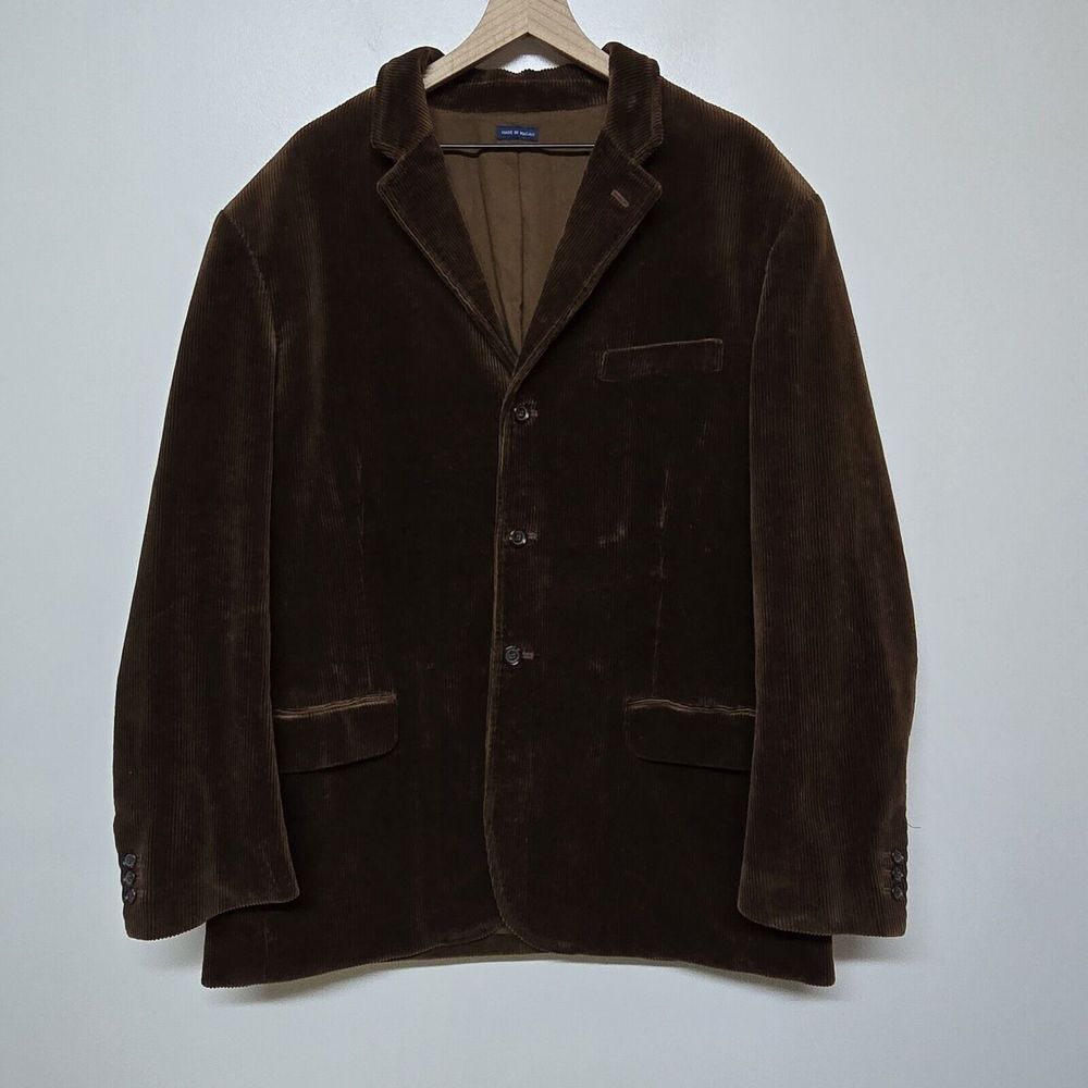 Polo Ralph Lauren Mens Blazer Sport Corduroy Casual‎ Suits Button Jacket Coat XL